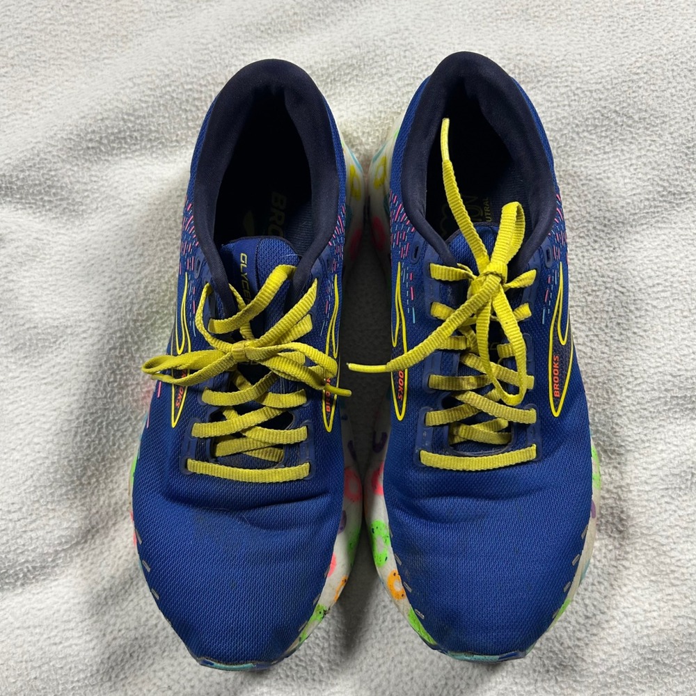 Brooks Glycerin 20 Running Shoes Womens Blue Cereal DNA LOFT Bowl of Blue - Picture 2 of 9